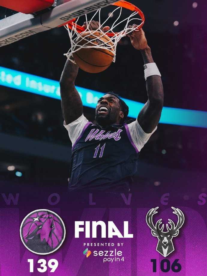 华子缺阵，仍33分大胜雄鹿！兰德尔29分8板6助，字母哥25分8板5助